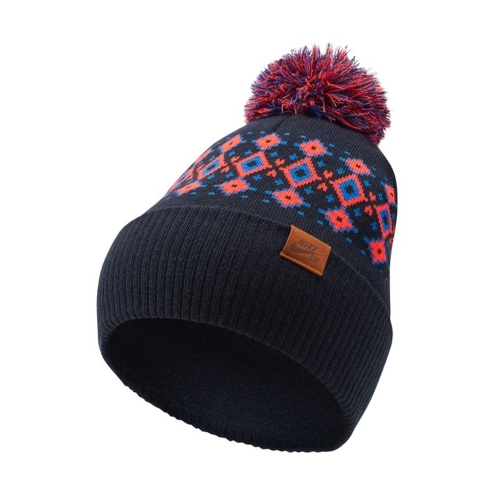 ‼️RARE‼️🎸Nike🎸🔥NWT🔥SB Pom Beanie in Dark Obsidian